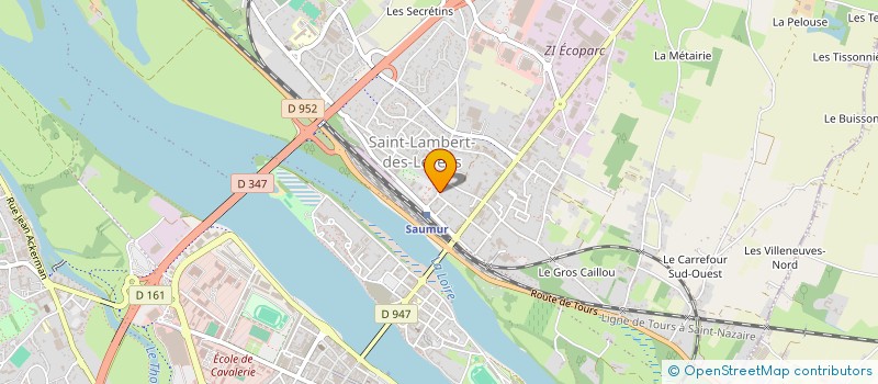 localisation de l'entreprise MONSIEUR FREDDY CAMUS à SAUMUR