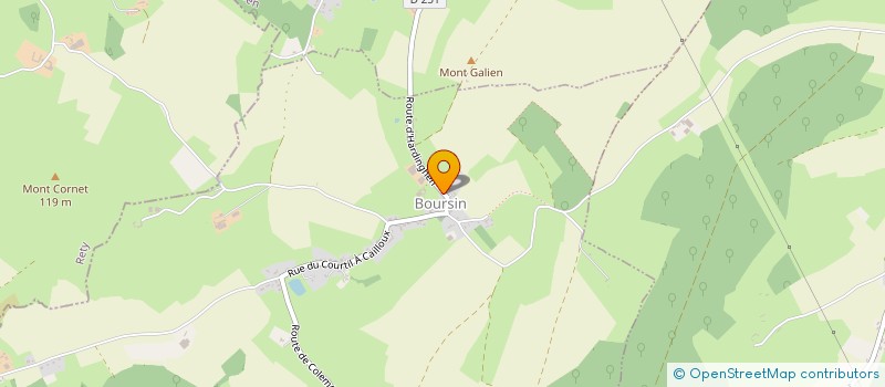 localisation de l'entreprise MONSIEUR FREDDY COEUGNIET  BOURSIN