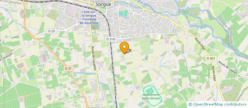 localisation de l'entreprise MONSIEUR FREDDY COLOMBINI  L'ISLE-SUR-LA-SORGUE