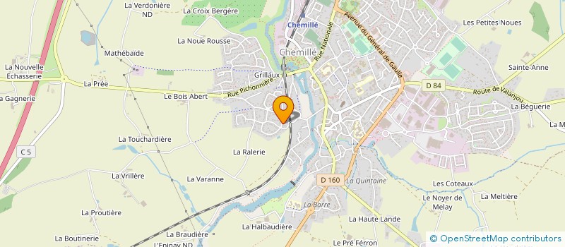 localisation de l'entreprise MONSIEUR FREDDY COURCAULT à CHEMILLE-EN-ANJOU