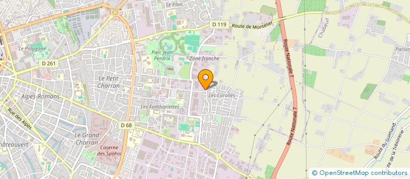 localisation de l'entreprise MONSIEUR FREDDY DEBROCK  VALENCE