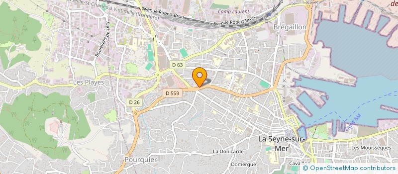 localisation de l'entreprise MONSIEUR FREDDY DEGUILLAGE PASSE-COUTRIN à LA SEYNE-SUR-MER