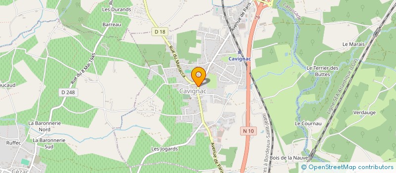 localisation de l'entreprise MONSIEUR FREDDY DELBECQUE à CAVIGNAC
