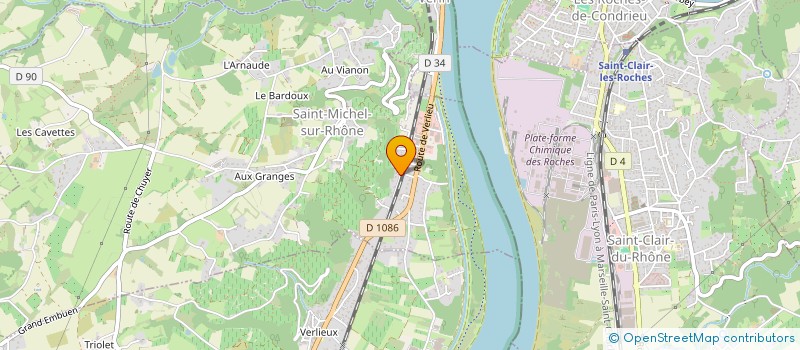 localisation de l'entreprise MONSIEUR FREDDY DESBUISSON  SAINT-MICHEL-SUR-RHONE