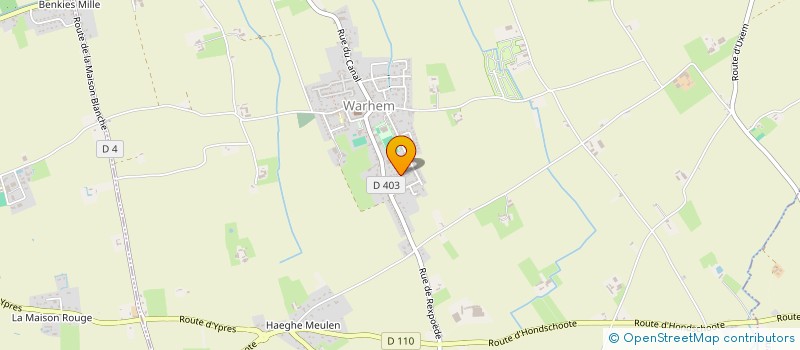 localisation de l'entreprise MONSIEUR FREDDY DESCHILDRE  WARHEM