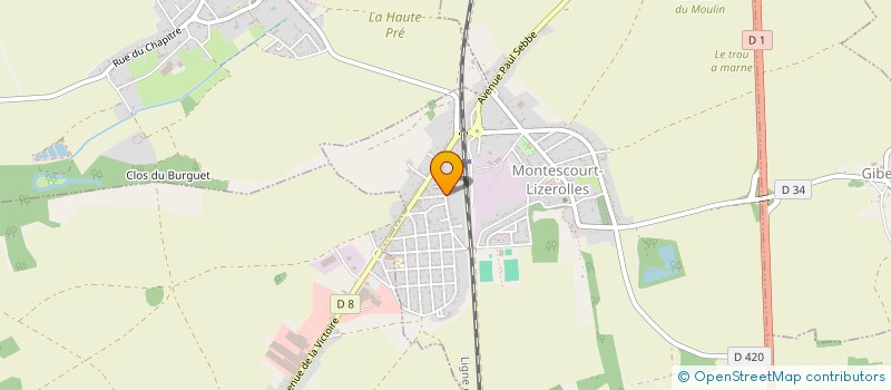 localisation de l'entreprise MONSIEUR FREDDY DUCHEMIN  MONTESCOURT-LIZEROLLES