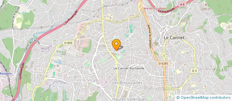localisation de l'entreprise MONSIEUR FREDDY DUPONT à LE CANNET
