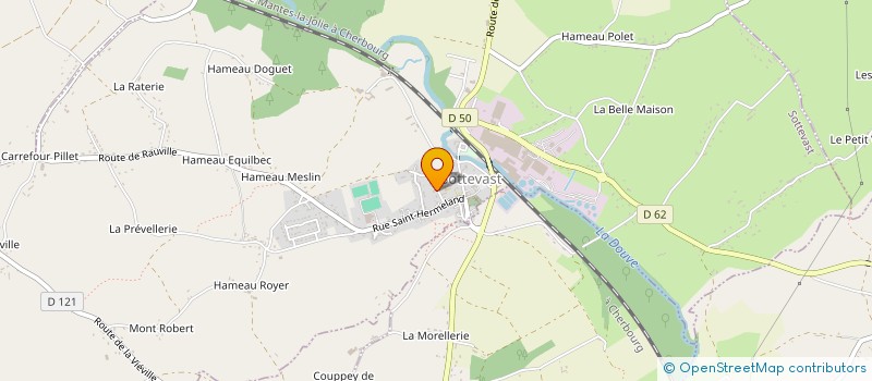 localisation de l'entreprise MONSIEUR FREDDY EDON  BRICQUEBEC-EN-COTENTIN