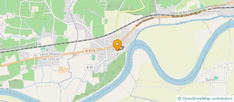 localisation de l'entreprise MONSIEUR FREDDY FARESCOUR  CAUDROT