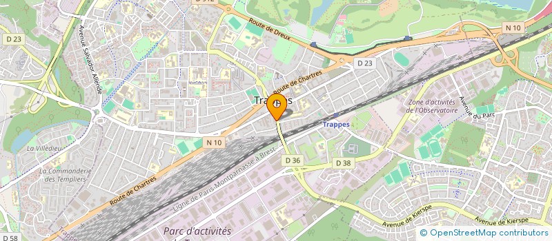 localisation de l'entreprise MONSIEUR FREDDY FEDOR  TRAPPES