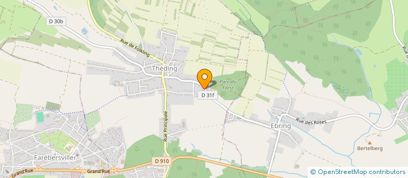 localisation de l'entreprise MONSIEUR FREDDY FLAUSSE  FAREBERSVILLER