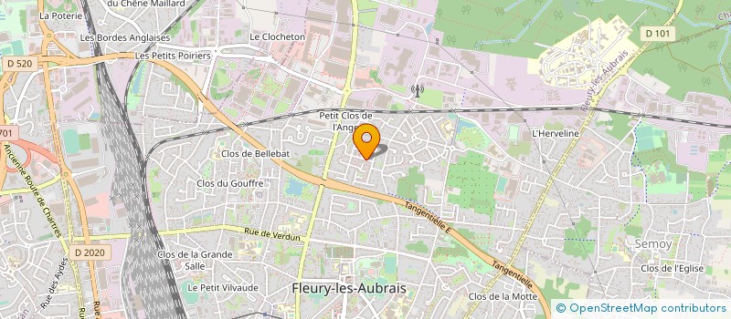 localisation de l'entreprise MONSIEUR FREDDY FOURNIER à FLEURY-LES-AUBRAIS
