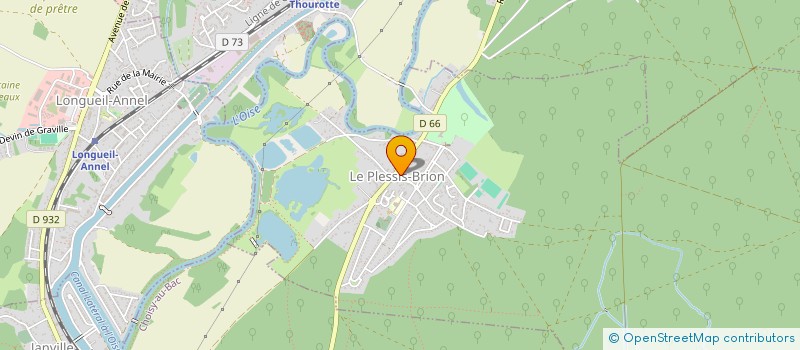 localisation de l'entreprise MONSIEUR FREDDY FROISSART  LE PLESSIS-BRION