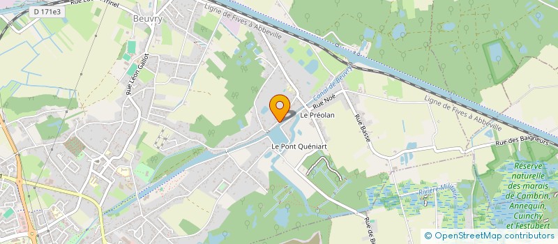 localisation de l'entreprise MONSIEUR FREDDY GAMOT  BEUVRY