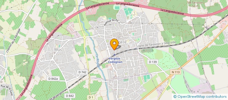 localisation de l'entreprise MONSIEUR FREDDY GAUFRES à VERGEZE