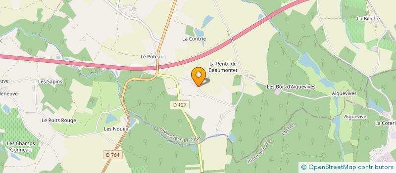 localisation de l'entreprise MONSIEUR FREDDY GIBERT  FAVEROLLES-SUR-CHER