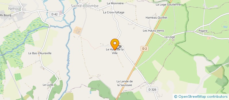 localisation de l'entreprise MONSIEUR FREDDY GIOT  SAINTE-COLOMBE