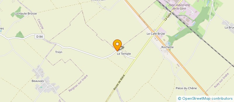 localisation de l'entreprise MONSIEUR FREDDY GIRAULT  REIGNAC-SUR-INDRE