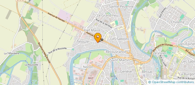 localisation de l'entreprise MONSIEUR FREDDY GODARD à NIORT
