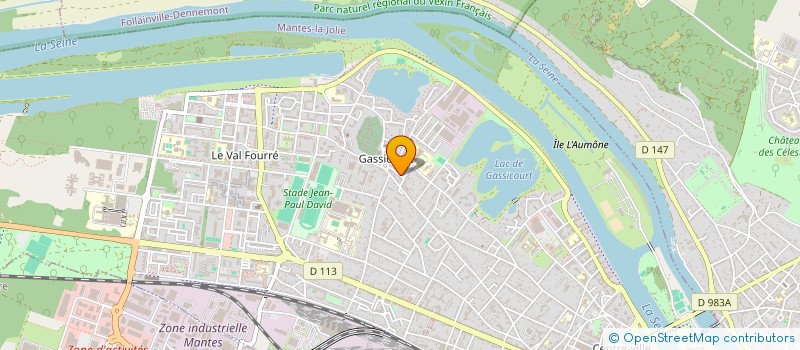 localisation de l'entreprise MONSIEUR FREDDY GRONDIN  MANTES-LA-JOLIE