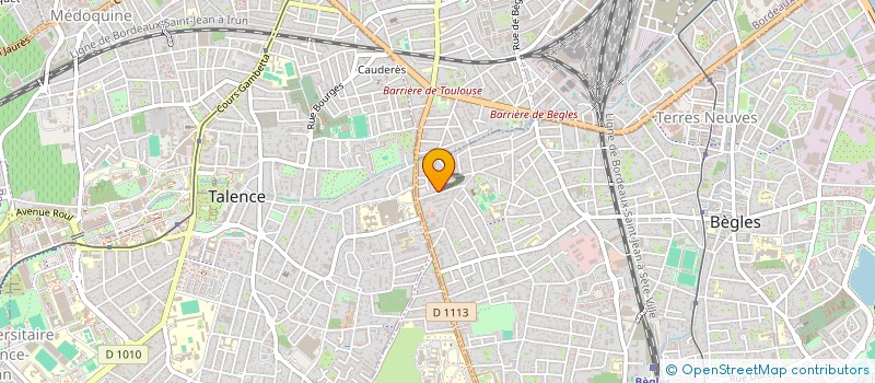 localisation de l'entreprise MONSIEUR FREDDY GUERIN  BEGLES