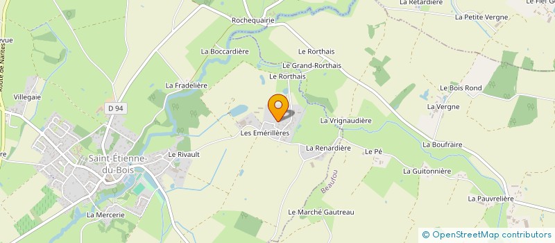 localisation de l'entreprise MONSIEUR FREDDY GUILLET à SAINT-ETIENNE-DU-BOIS