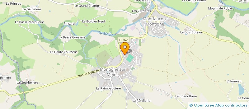 localisation de l'entreprise MONSIEUR FREDDY GUINANDEAU  SEVREMOINE