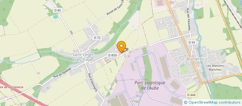 localisation de l'entreprise MONSIEUR FREDDY HELEINE  SAINT-LEGER-PRES-TROYES