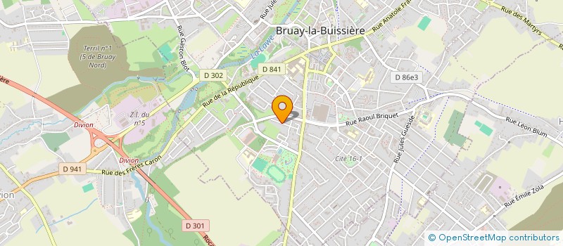localisation de l'entreprise MONSIEUR FREDDY HERATTE à BRUAY-LA-BUISSIERE
