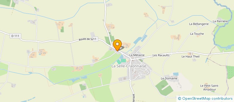 localisation de l'entreprise MONSIEUR FREDDY HERBERT  LA SELLE-CRAONNAISE