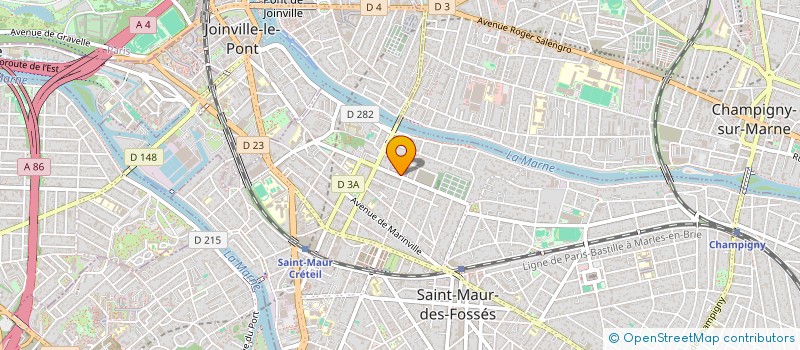 localisation de l'entreprise MONSIEUR FREDDY JEAN-ALEXIS  CRETEIL