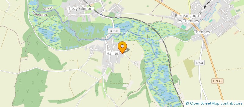 localisation de l'entreprise MONSIEUR FREDDY JUCHET  HAILLES