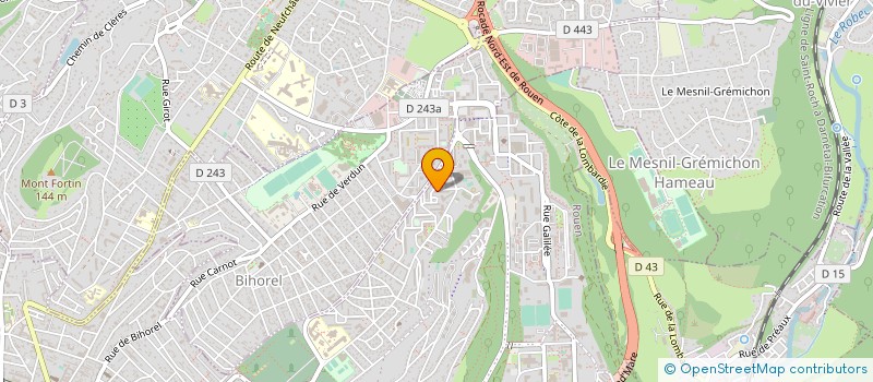 localisation de l'entreprise MONSIEUR FREDDY KAMTCHUENG TCHAKAM  ROUEN