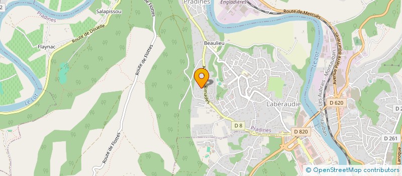 localisation de l'entreprise MONSIEUR FREDDY KISIEL  PRADINES