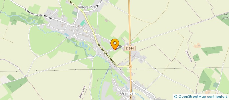 localisation de l'entreprise MONSIEUR FREDDY KLUR  VILLERS-POL