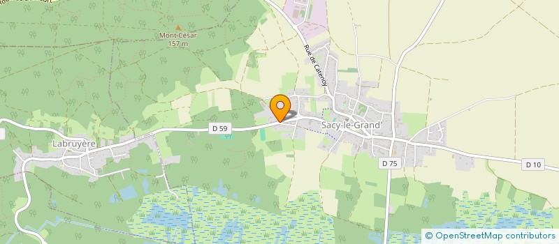 localisation de l'entreprise MONSIEUR FREDDY KOBSCH  SACY-LE-GRAND