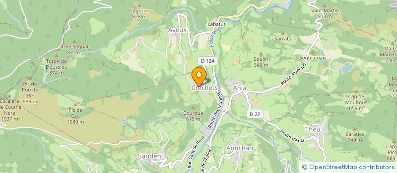 localisation de l'entreprise MONSIEUR FREDDY LANCELLE  CRECHETS