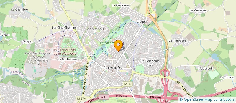 localisation de l'entreprise MONSIEUR FREDDY LANGLET à CARQUEFOU