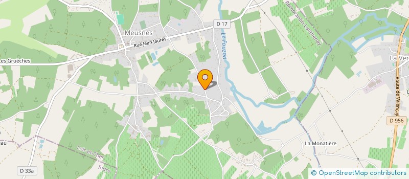 localisation de l'entreprise MONSIEUR FREDDY LARCHET  MEUSNES