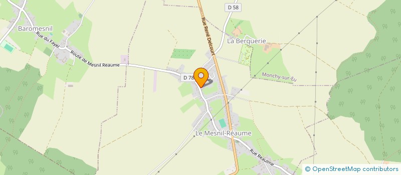 localisation de l'entreprise MONSIEUR FREDDY LEBLOND à LE MESNIL-REAUME