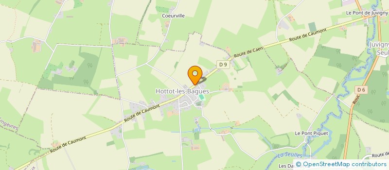 localisation de l'entreprise MONSIEUR FREDDY LECOCQ à HOTTOT-LES-BAGUES