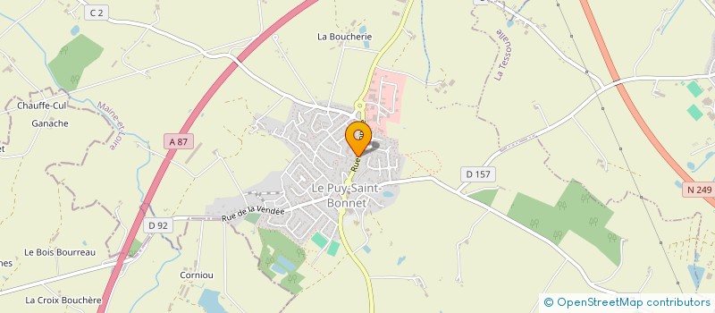 localisation de l'entreprise MONSIEUR FREDDY LECOINTE à CHOLET