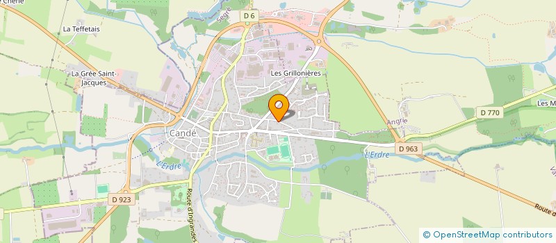 localisation de l'entreprise MONSIEUR FREDDY LECOQ  CANDE