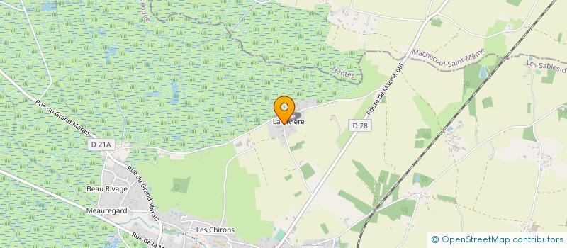 localisation de l'entreprise MONSIEUR FREDDY LEDUC  BOIS-DE-CENE