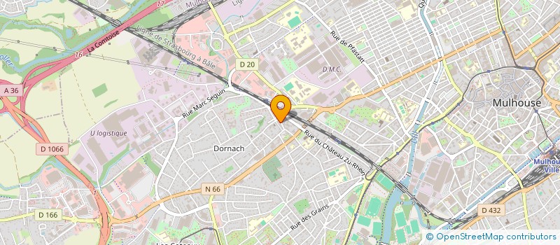 localisation de l'entreprise MONSIEUR FREDDY LETHIMONNIER  MULHOUSE