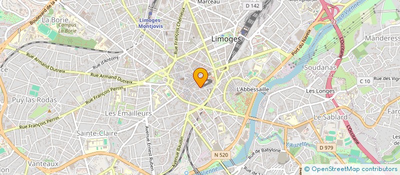 localisation de l'entreprise MONSIEUR FREDDY LIMOUSIN à LIMOGES