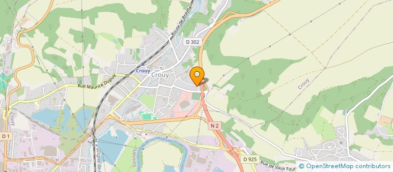 localisation de l'entreprise MONSIEUR FREDDY LOBJEOIS  CROUY