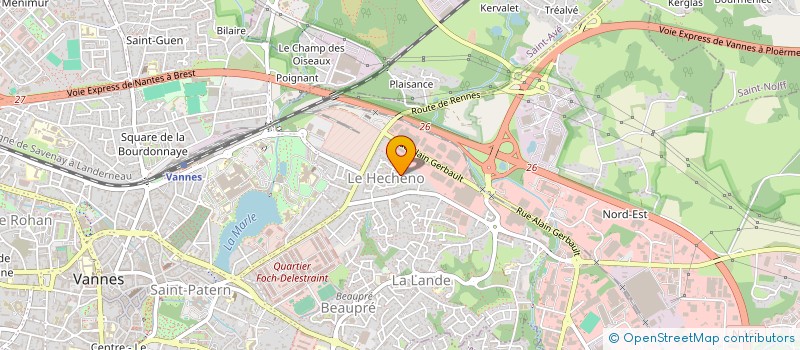 localisation de l'entreprise MONSIEUR FREDDY LOISEAU à VANNES