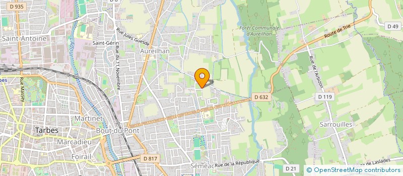 localisation de l'entreprise MONSIEUR FREDDY MACREZ  AUREILHAN