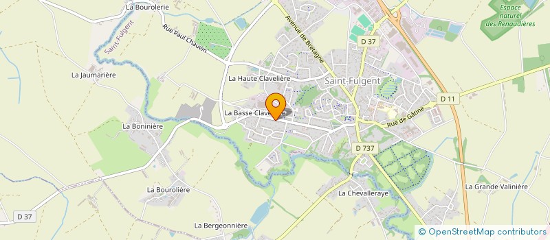 localisation de l'entreprise MONSIEUR FREDDY MAINDRON  SAINT-FULGENT